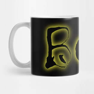 Glowing Yellow Neon Boo Mug